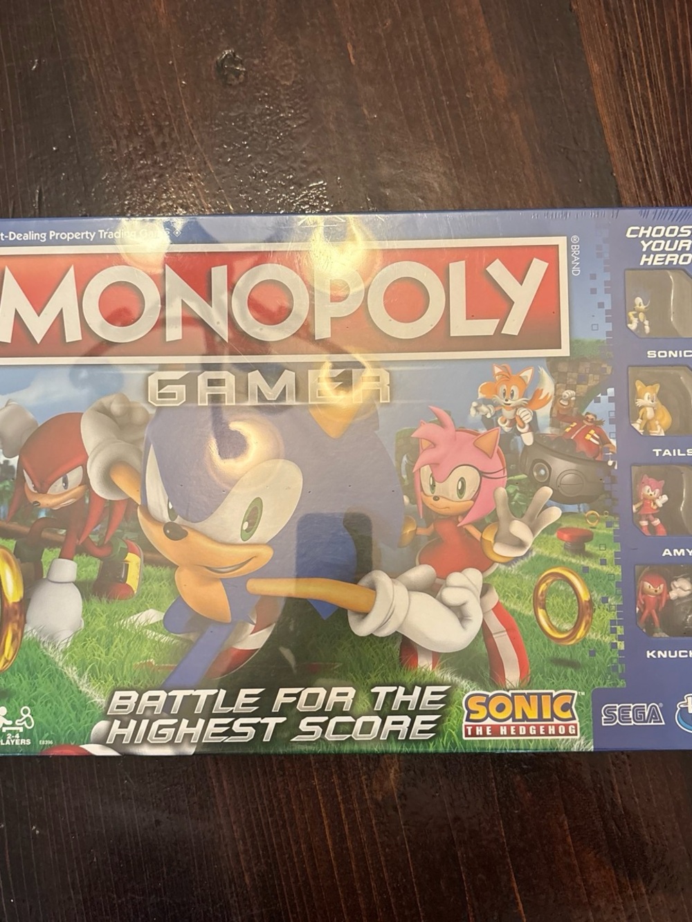 Hasbro Monopoly Gamer Sonic Edition - Blue, Red, Green